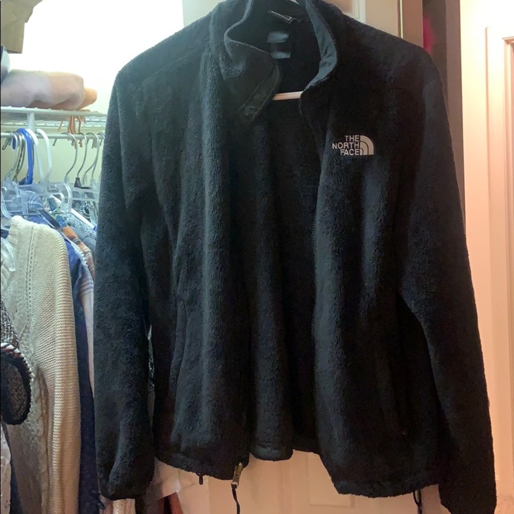 North Face fuzzy jacket